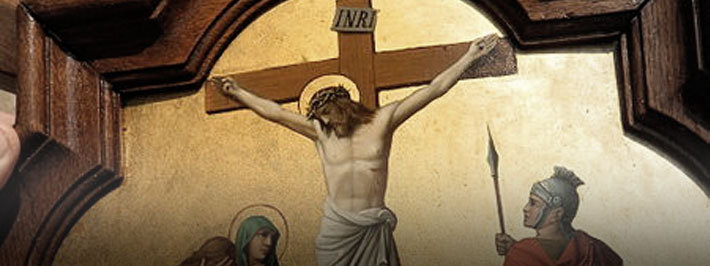 Stacja XII: Pan Jezus umiera na krzyżu 